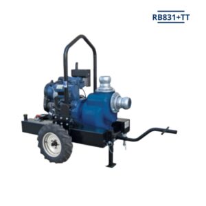Bơm ly tâm tự mồi chạy động cơ đề nổ RB831+TT thuộc dòng Robusta RB, được thiết kế để phục vụ các công việc bơm nước tại công trường