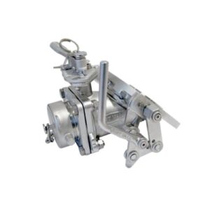 Cụm van xả đáy Uniflow DN80 (3") góc xả 45° bồn, xi téc