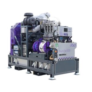 Máy phun rửa áp lực cao 1000 bar cố định,dẫn động diesel