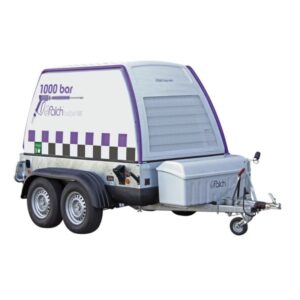 Máy phun rửa áp lực cao 1000 bar gắn rơ-moóc,dẫn động diesel