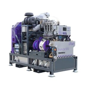 Máy phun rửa áp lực cao 1500 bar cố định, dẫn động diesel