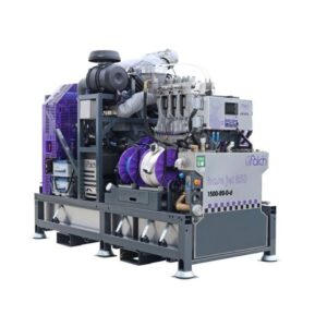 Máy phun rửa áp lực cao 1500 bar cố định, dẫn động diesel