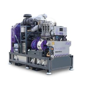Máy phun rửa áp lực cao 2500 bar cố định, dẫn động diesel