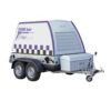 Máy phun rửa áp lực cao 2500 bar gắn rơ-moóc,dẫn động diesel