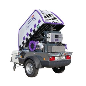 Máy phun rửa áp lực cao gắn rơ-moóc