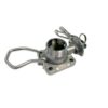 Van bướm đường khí DN50 (2") chân ren BSP dùng cho bồn, xi téc