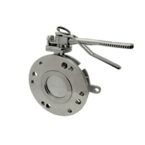 Van bướm mặt bích Widdop DN80 (3") đầu vào khoan lỗ kép