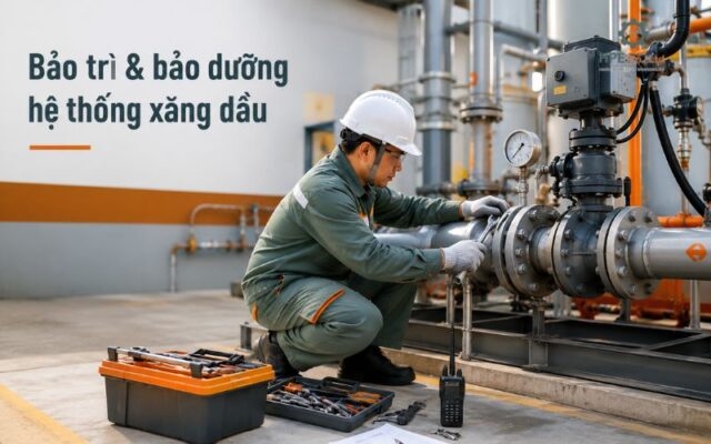 Bảo trì & bảo dưỡng hệ thống xăng dầu