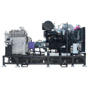 Máy phun rửa áp lực cao 1500 bar cố định,dẫn động diesel