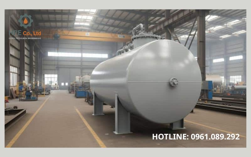 Những lưu ý quan trọng khi thi công bồn chứa xăng dầu