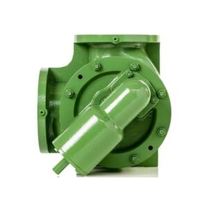 Bơm bánh răng ăn khớp trong gang 2½″, cổng ISO DN65 PN16, hộp số kiểu đứng — cho nhựa resin