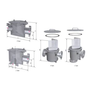 Hộp lọc bùn thân thép tấm Sun Korea