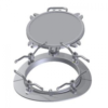 Nắp bồn chở bột kích thước DN450 lắp cho xi téc xăng dầu